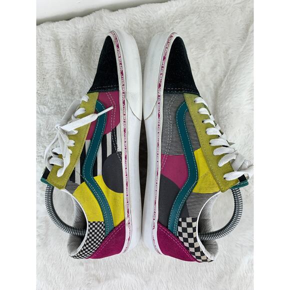 Vans Off The Wall Low Top Multicolor Sneakers Men’s 9 Women’s 10.5 - Picture 4 of 8